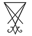 The "Sigil of Lucifer" (alternatively, the "Seal of Satan"), a magical symbol used by modern Satanists. Originates from sixteenth century Italian "Grimoire of Truth".